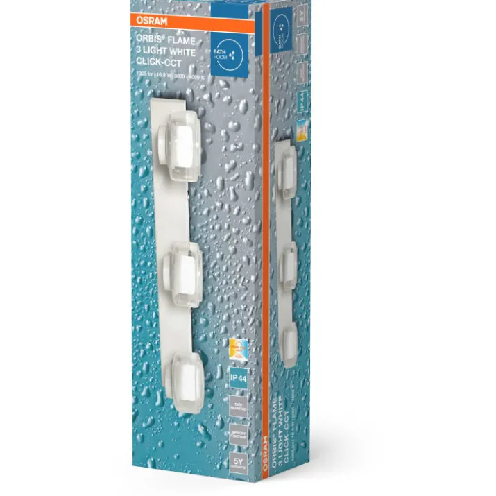 Osram Orbis Flame spejllampe, 3000-4000K, hvid, 50 cm