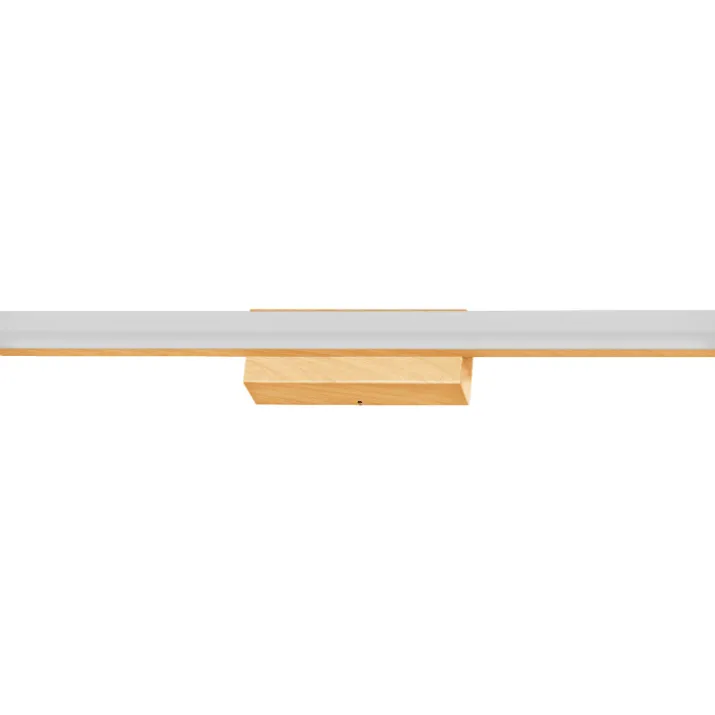 Osram Orbis spejllampe, 3000-4000K, træ
