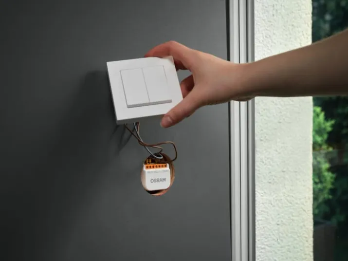 Osram Smart+ Wifi relæ til vægafbryder, 2-knap