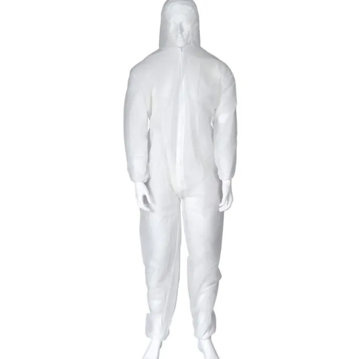 Ox-On PP Coverall Basic beskyttelsesdragt med hætte, hvid, str. 2XL
