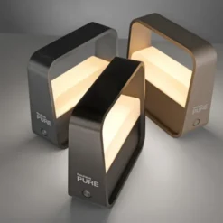 Paul Neuhaus Pure Go Akku genopladelig bordlampe, mørkebrun