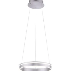 Paul Neuhaus Q-Vito lysekrone, aluminium, Ø40 cm