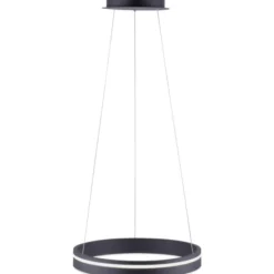 Paul Neuhaus Q-Vito lysekrone, sort, Ø40 cm