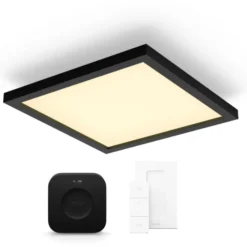 Philips Hue Aurelle LED panel, sort, 30x30 cm, startsæt