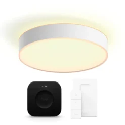 Philips Hue Enrave plafond, hvid, Ø38 cm, startsæt