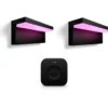 Philips Hue Nyro udendørs væglamper med Bridge Pro, 2-pak
