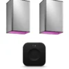 Philips Hue Resonate udendørs væglamper med Bridge Pro, aluminium, 2-pak