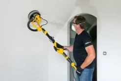 PowerPlus girafsliber med led lysskive, Ø215 mm