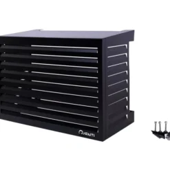 Qventi varmepumperskjuler aluminium, 115 cm, sort