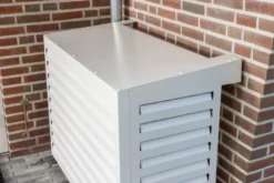 Qventi varmepumperskjuler aluminium, 130 cm, hvid