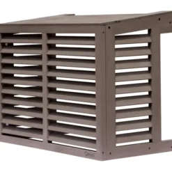 Qventi varmepumperskjuler komposit, 100 cm, brun