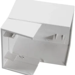 Rehau Signa udvendigt hjørne, Base 70/110 mm, perlehvid
