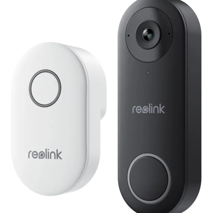 Reolink dørklokke med kamera 2K, wifi, sort