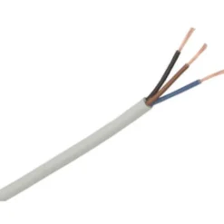 Rund plastledning PKLJ 3G0,75 mm², sort