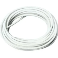 Rund plastledning PKL 2x0,75 mm², hvid, 5 meter
