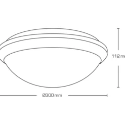 Scan Products Clara plafond, 3000K, sensor