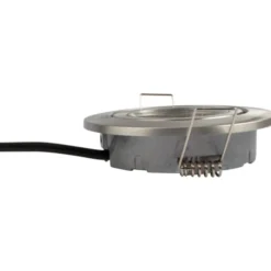 Scan Products Claudia Loop indbygningsspot, 3000K, børstet aluminium