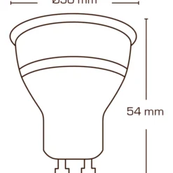 Scan Products GU10 spotpære, 2700K