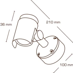 Scan Products Inna havespot, antracit