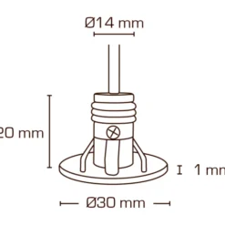 Scan Products Lia møbelspot, 3000K