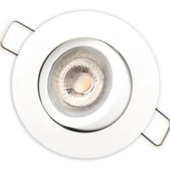 Scan Products Luna Low Profile 2.0 indbygningsspot, 2700K, mat hvid, 6 stk