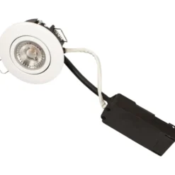 Scan Products Luna Low Profile indbygningsspot, mat hvid, 3000K, 6 st