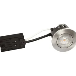 Scan Products Luna Quick Install indbygningsspot, 2700K, børstet aluminium, 10-pak
