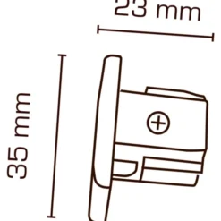 Scan Products Mita 1F endestykke, sort