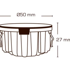 Scan Products pære til Luna Low Profile indbygningsspot, 2700K