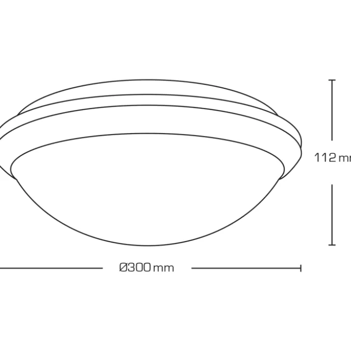 Scan Products reserveskærm til Clara plafond