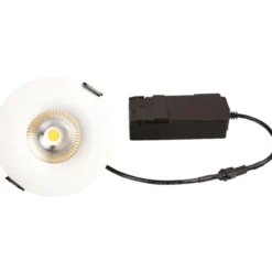 Scan Products Sabina Low Profile Fixed indbygningsspot, mat hvid, 2700K