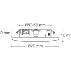 Scan Products Sofia møbelspot, 3000K, aluminium