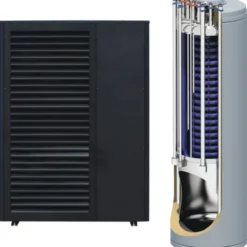 Scantherm Skagen luft til vand varmepumpesæt, monoblok, 12 kW