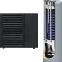 Scantherm Skagen luft til vand varmepumpesæt, monoblok, 8 kW