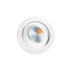 SG Armaturen Junistar Eco udendørs indbygningsspot, 4000K, hvid