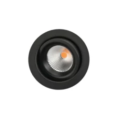 SG Armaturen Junistar Eco udendørs indbygningsspot, 4000K, sort