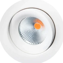SG Junistar Eco indbygningsspot, hvid, 8-pak