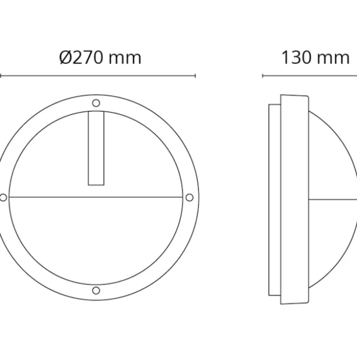 SG Uno udendørs væglampe, 3000K, hvid