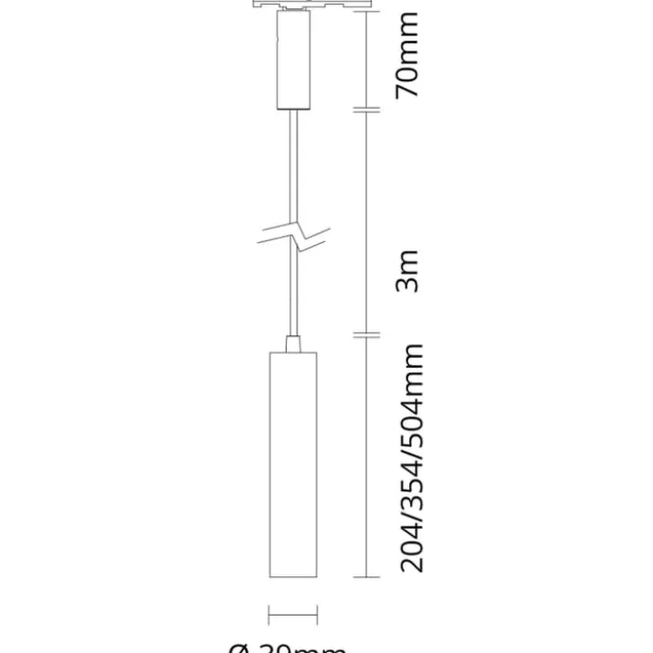 SG Zip Tube Micro 1F skinnependel, dimtowarm, sort