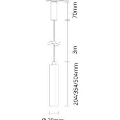 SG Zip Tube Micro reflektor, guld