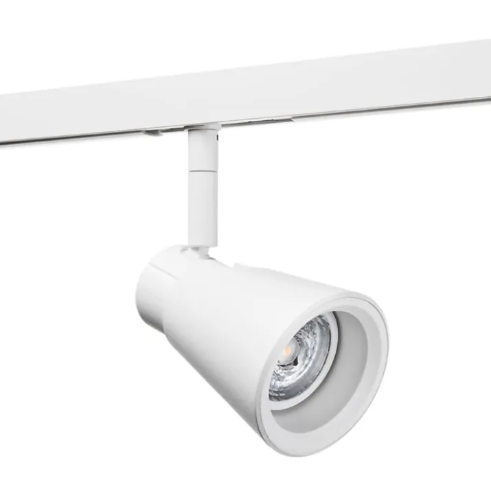 SG Zip Zoom 1F skinnespot, justerbar hvid, hvid