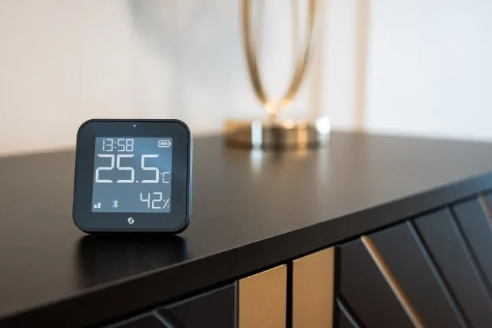 Shelly Blu temperatur- & fugtighedssensor, Bluetooth & Zigbee, sort