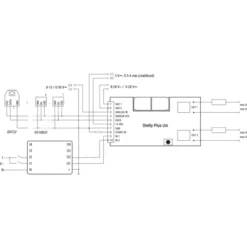 Shelly decoupler, AC til DC omformer, 4 kanal