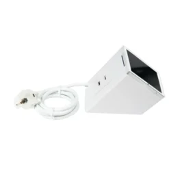Shelly USB oplader til bordholder, hvid
