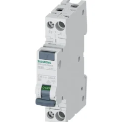 Siemens RCBO 5SV1316 kombiafbryder, 1P+N, 10A