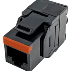 Simply45 RJ45 Keystone konnektor CAT5E, uskærmet , sort