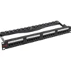 Simply45 RJ45 Patchpanel Rack 24 Porte loaded, CAT6, uskærmet