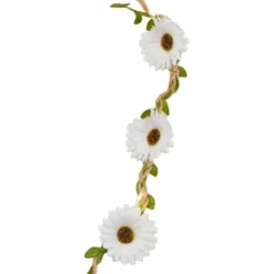 Sirius Flora Sommerblomster lyskæde, 2 meter, hvid