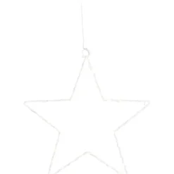 Sirius Liva stjerne med lys, 40 lys, hvid