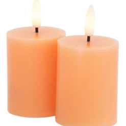 Sirius Sille LED bloklys, batteri, orange